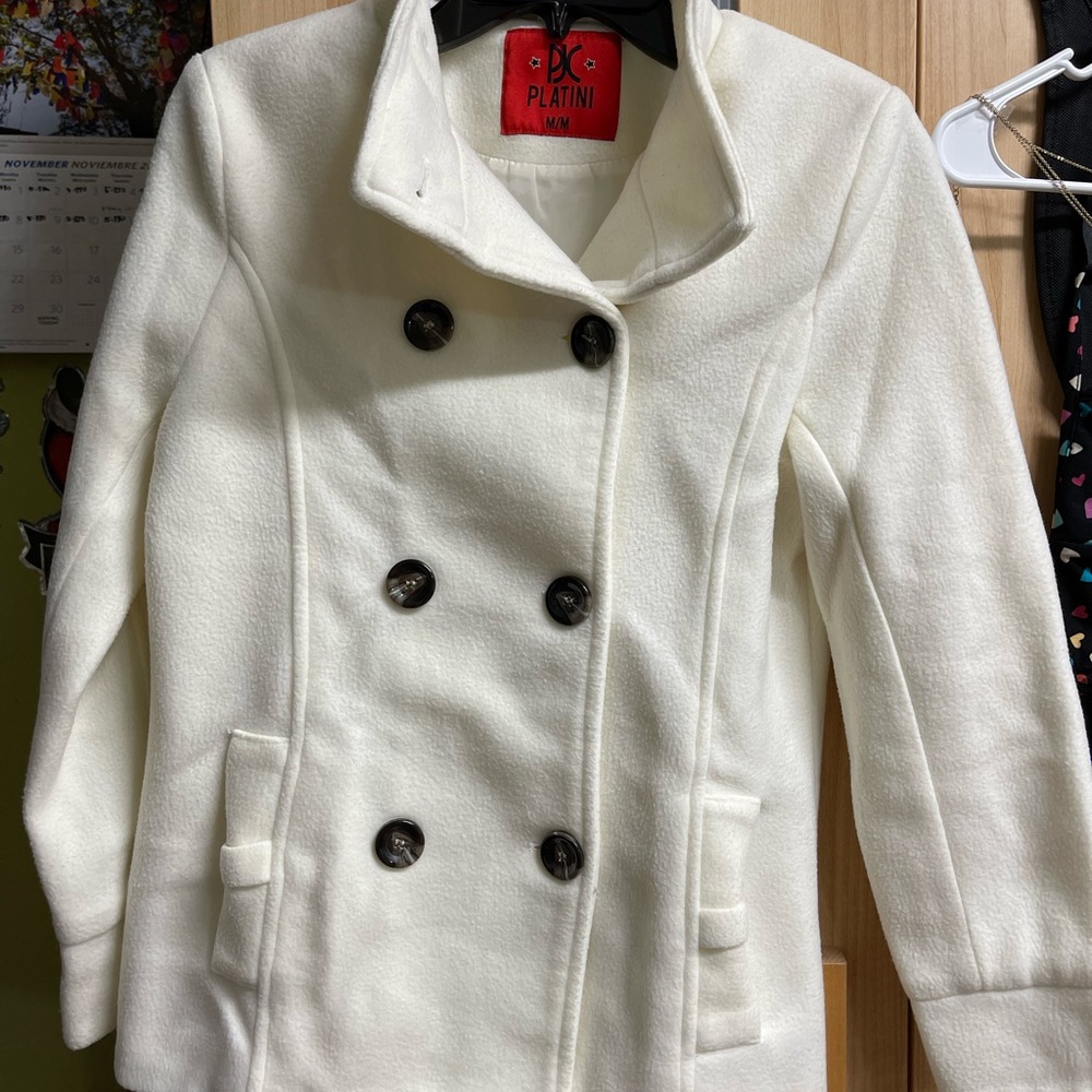 Cream colored coat